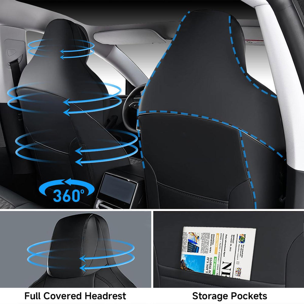 All-Inclusive Seat Cover for Tesla Model 3 Highland Performance 2024+ - Evooor