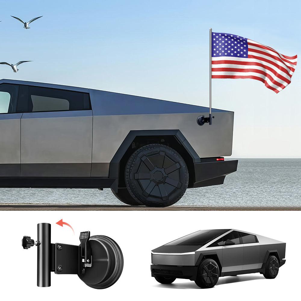 New Flag Pole Holder for Tesla Cybertruck - Evooor