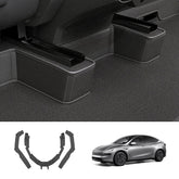 Napa Leather Seat Bottom Corner Covers – 3-Piece Protection Set for Tesla Model Y Juniper 2025+ - Evooor