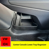 Plastic Center Console Lower Tray Organizer For VW ID.4 2020+ - Evooor