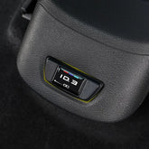 Alloy Rear Seat Charging Port USB Hole Anti-Clogging Protective Cover For VW ID.3 2021-2022 - Evooor