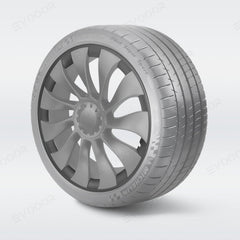 All-In-One Rim Protector For Tesla Model 3 Performance 20-Inch Uberturbine Wheel - Evooor