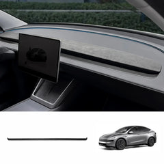 Carbon Fiber Dashboard Vent Trim Upgrade for Tesla Model Y 2025+ – Premium Juniper Finish - Evooor