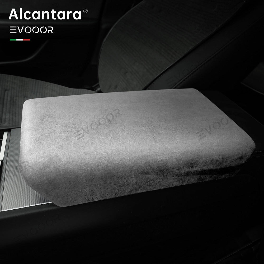 2024 Model 3 Highland Alcantara Armrest Cover For Tesla - Evooor