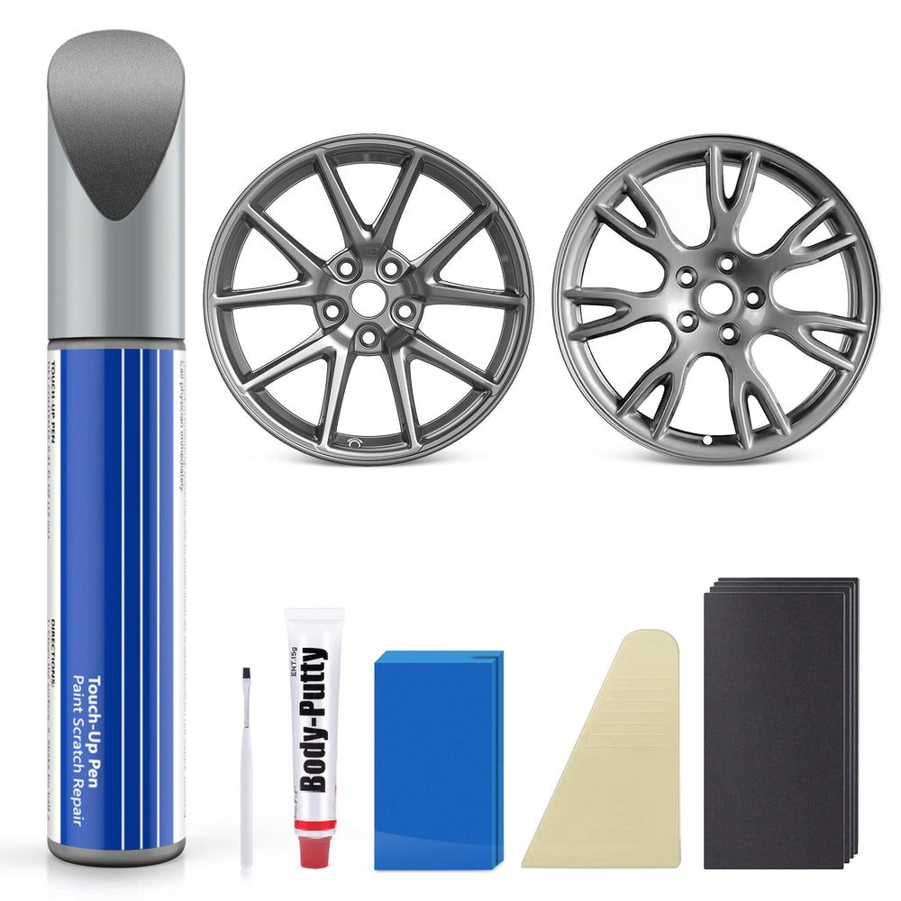 Wheel Rim Touch Up Paint Kit for Tesla Model 3/Y/S/X - DIY Curb Rash Repair with Color-Matched Paint - Evooor