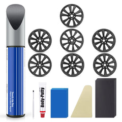 Wheel Rim Touch Up Paint Kit for Tesla Model 3/Y/S/X - DIY Curb Rash Repair with Color-Matched Paint - Evooor