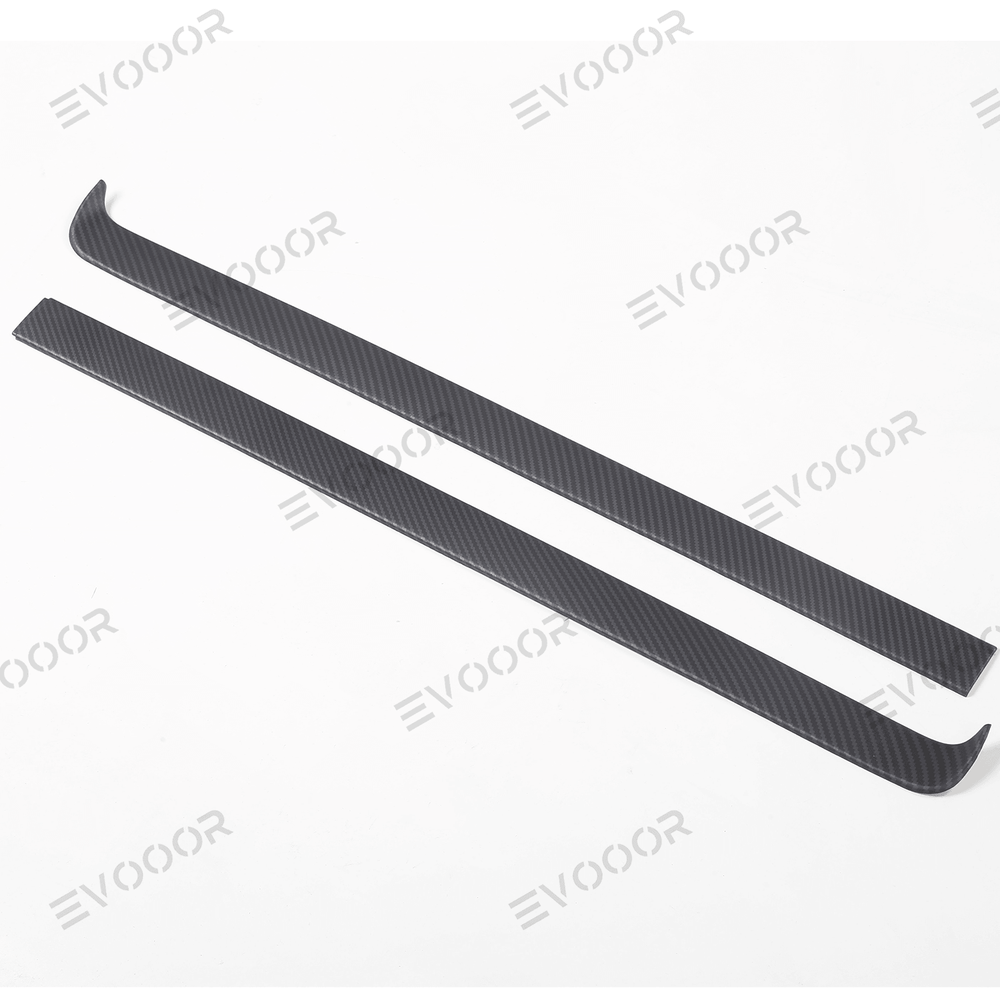 2024 Model 3 Highland Dashboard Cover Segmented Long Decorative Strip (Carbon Fiber Pattern ABS) for Tesla - Evooor