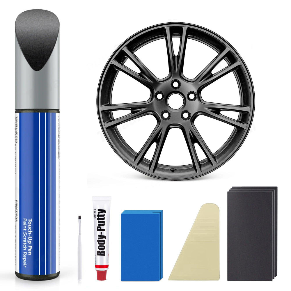 Wheel Rim Touch Up Paint Kit for Tesla Model 3/Y/S/X - DIY Curb Rash Repair with Color-Matched Paint - Evooor