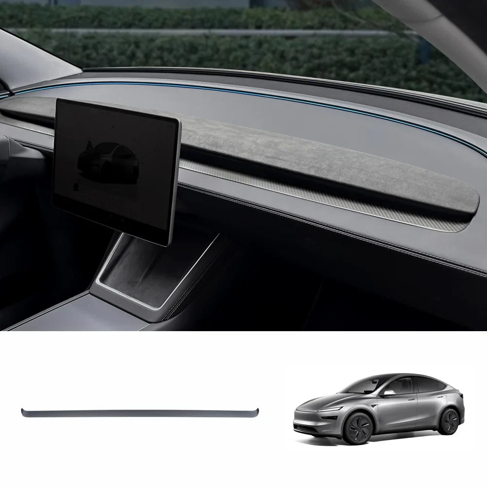 Carbon Fiber Dashboard Vent Trim Upgrade for Tesla Model Y 2025+ – Premium Juniper Finish - Evooor