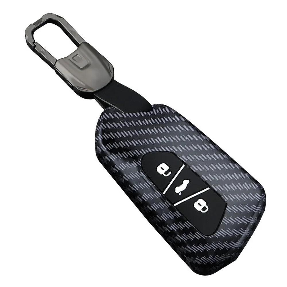 ABS Carbon Fiber Texture Car Key Case Cover For VW ID.3 2025 - Evooor