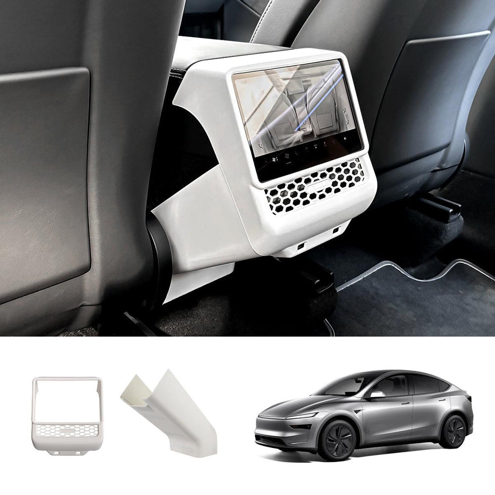 Rear Center Console Vent & Kick Panel Cover for Tesla Model Y Juniper 2025+ - Evooor