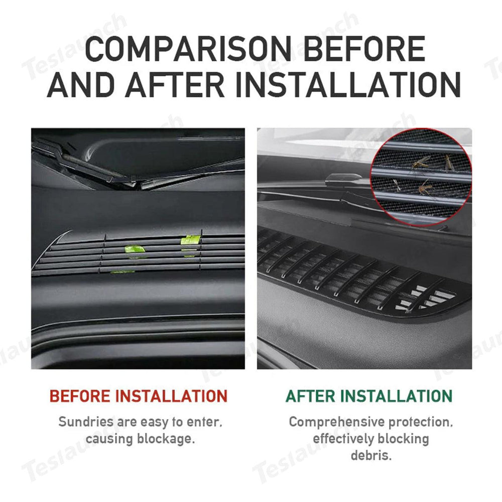 Mesh Air Intake Protective Cover for Tesla Model Y Juniper 2025+ - Evooor