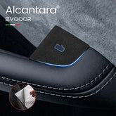 Tesla Alcantara Door Button Switch Cover Sticker 4 PCS For 2024 Model 3 Highland - Evooor