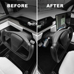 Model X/S OEM Style Gear Shift Stalk Switch Turn Signal Lever Kit for Tesla - Evooor