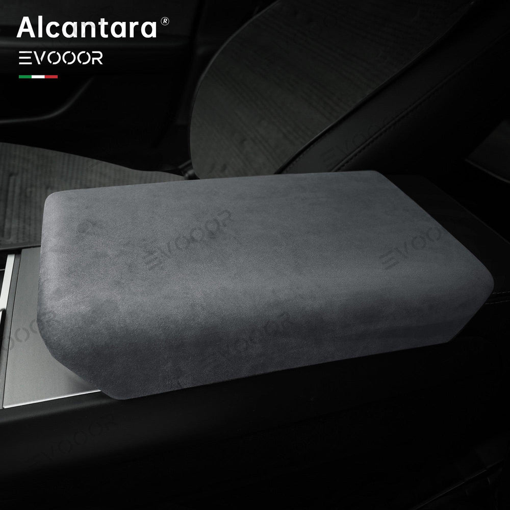2024 Model 3 Highland Alcantara Armrest Cover For Tesla - Evooor