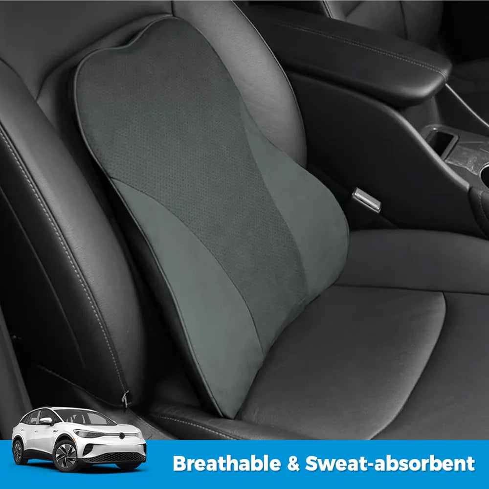 Alcantara Seat Lumbar Support Pillow For VW ID.4 2021-2025 - Evooor