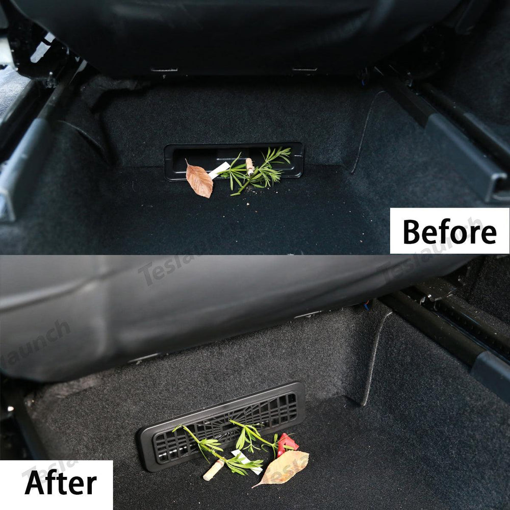 Tesla Model Y Air Vent Guard Cover Set - Protect Under Seat Vents - Juniper - 2025+ Model - 2 Pieces - Evooor