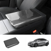 High-Quality Faux Leather Armrest Cover for Tesla Model Y - Durable Protection for Console - Easy Installation - Evooor