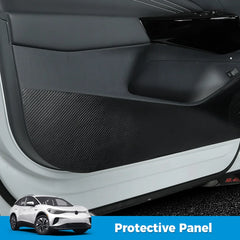 Leather Door Anti-Kick Protective Panel For VW ID.4 2021-2025(4Pcs) - Evooor
