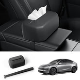 Silicone Tissue Holder Organizer for Tesla Model Y: Keep Your Car Clean and Tidy - Evooor