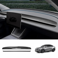 Carbon Fiber Dashboard Vent Trim Upgrade for Tesla Model Y 2025+ – Premium Juniper Finish - Evooor