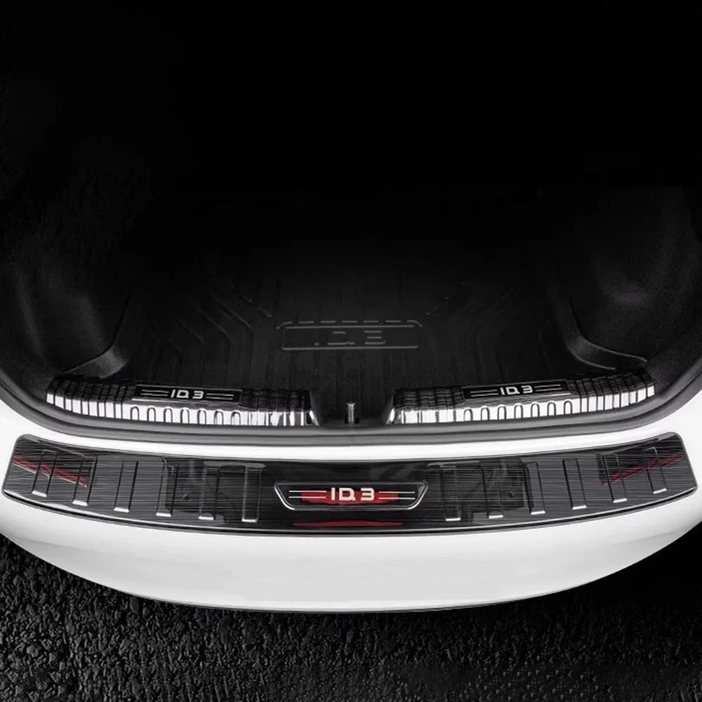 Stainless Steel Rear Trunk Sill Guard For VW ID.3 2021-2025 - Evooor