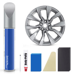 Wheel Rim Touch Up Paint Kit for Tesla Model 3/Y/S/X - DIY Curb Rash Repair with Color-Matched Paint - Evooor