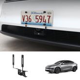 Drill-free Anti-theft US Standard License Plate Frame for Tesla Model Y Juniper 2025+ - Evooor