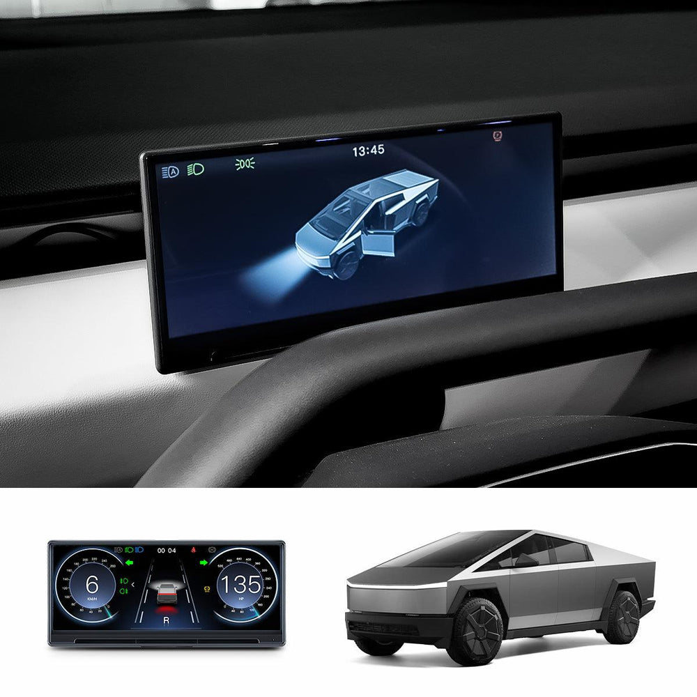 8.9'' Head-Up Display with Wireless CarPlay & Android Auto for Tesla Cybertruck - Evooor