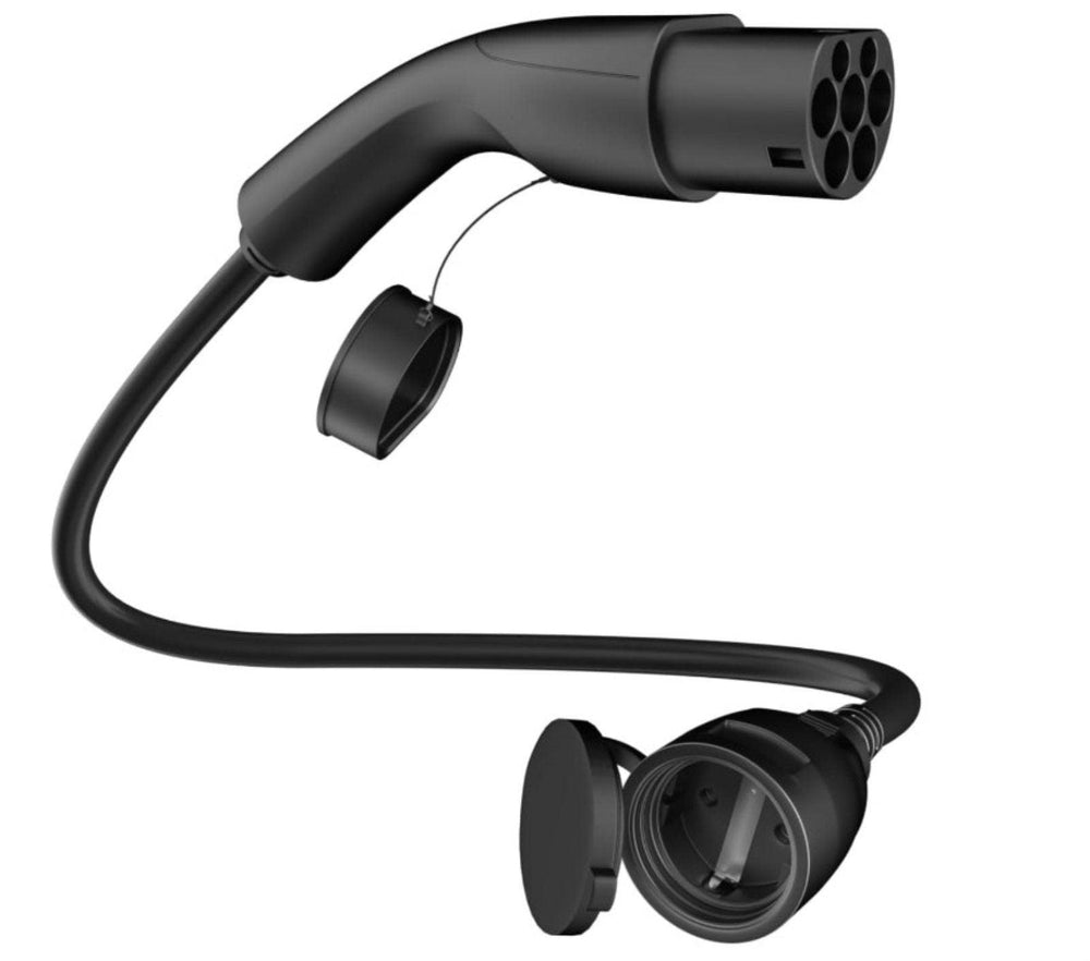 Universal Type 2 EV Charging Cable with Schuko Plug - Evooor