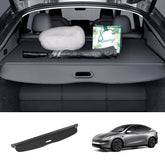 Retractable Rear Trunk Privacy Cargo Cover for Tesla Model Y Juniper 2025+ - Evooor