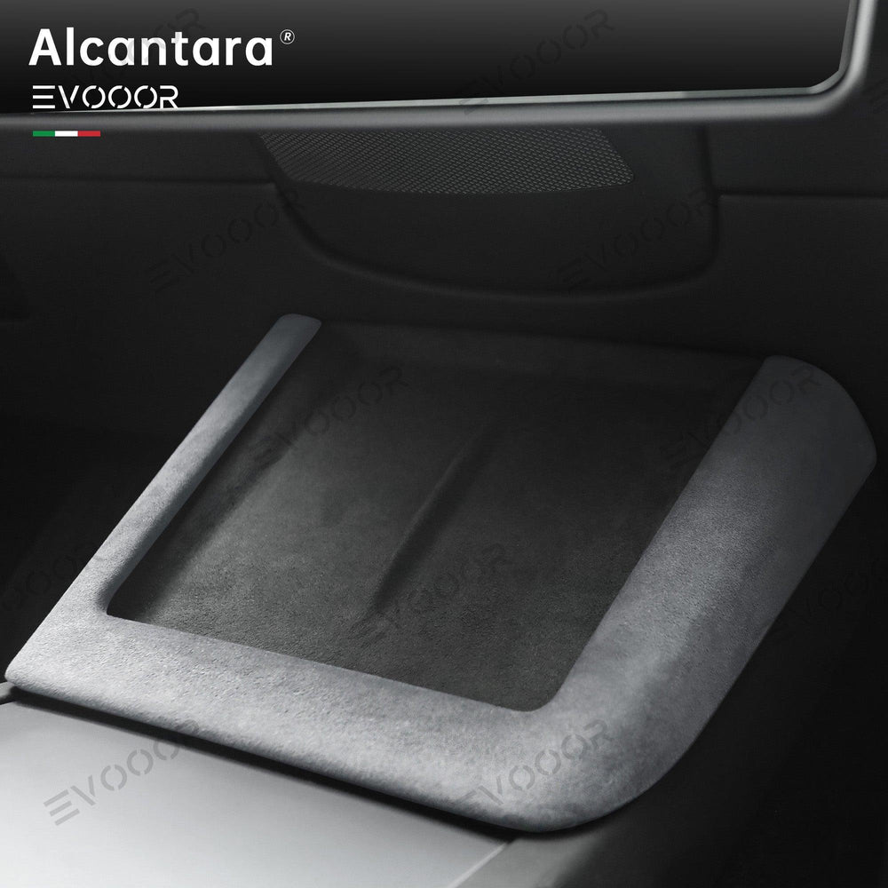 2024 Tesla Model 3 Highland Alcantara Central Control Charging Frame Cover - Evooor