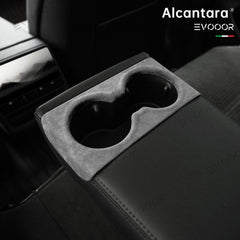 Tesla Alcantara Rear Seat Cup Cover For 2024 Model 3 Highland - Evooor