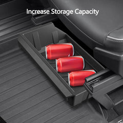 Front Under Seat Hidden Storage Box for Tesla Cybertruck - Evooor