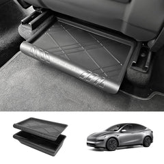 Under Seat Storage Box Sleek Organizer for Tesla Model Y Juniper 2025+ - Evooor