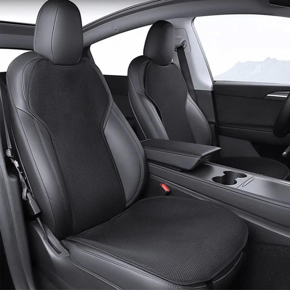 Premium Cooling Car Seat Cushion for Tesla Model 3/Y - Ultra Breathable Ice Silk Technology - Evooor