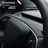 2024 Model 3 Highland Alcantara Steering Wheel Strip Cover For Tesla - Evooor