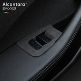 Tesla Alcantara Window Switch Button Cover 6 PCS For 2024 Model 3 Highland - Evooor