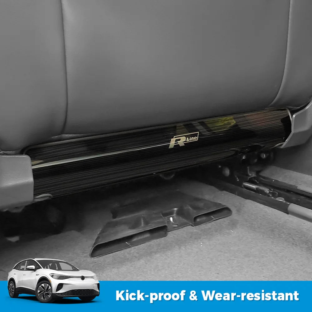 Stainless Steel Seatback Anti-Kick Lower Cover For VW ID.4 2024-2025(2PCS) - Evooor