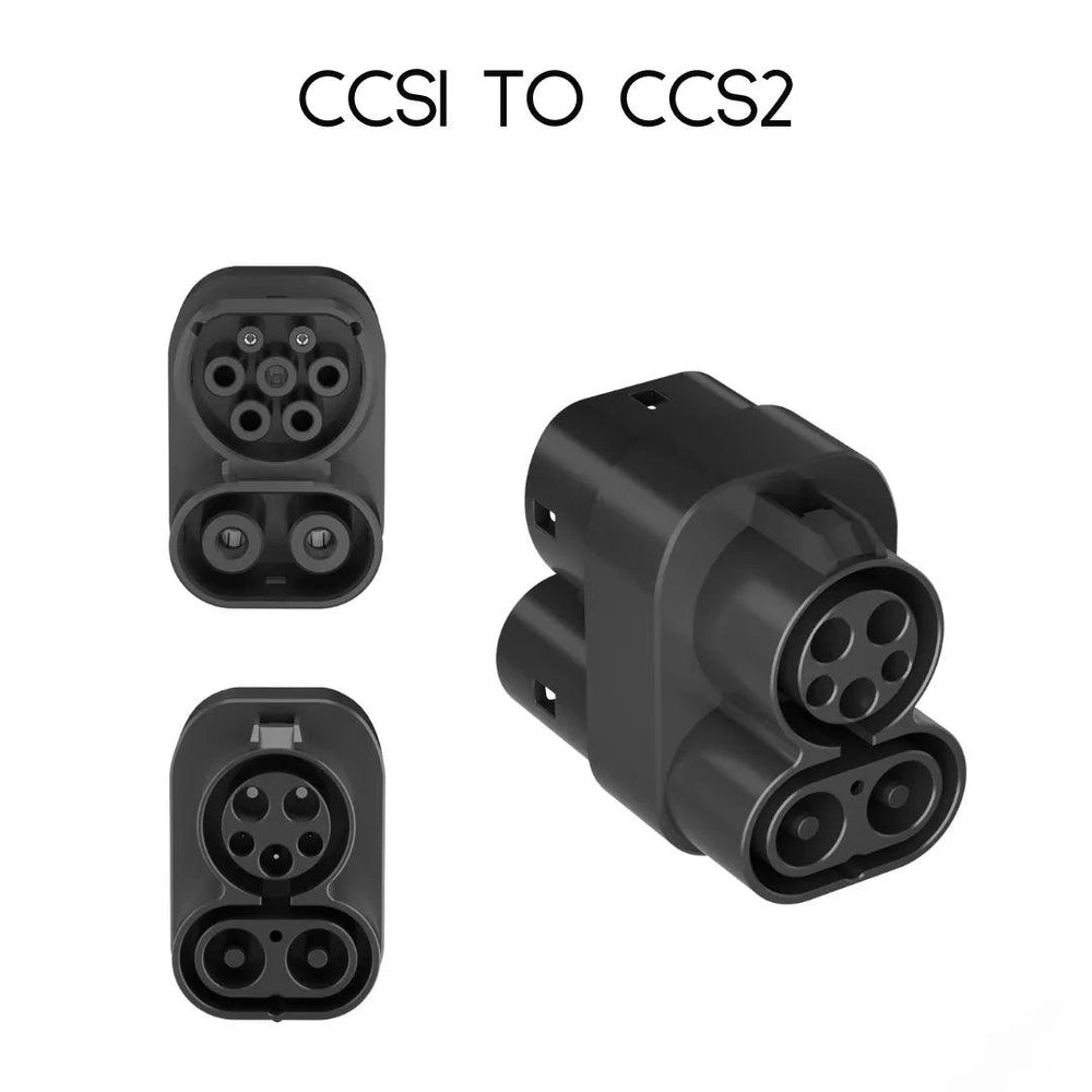 EV Charging Adapter: Upgrade from CCS1 to CCS2 for Faster Charging Speeds - Evooor