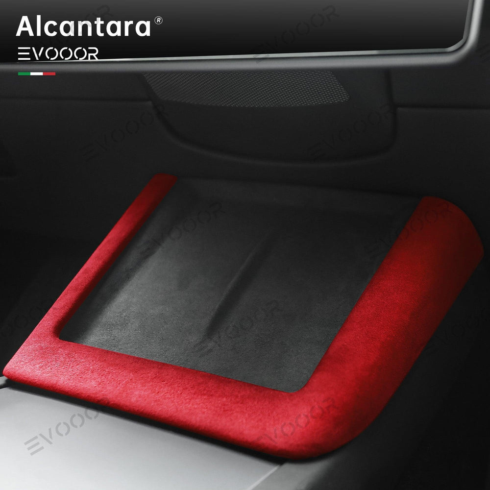 2024 Tesla Model 3 Highland Alcantara Central Control Charging Frame Cover - Evooor