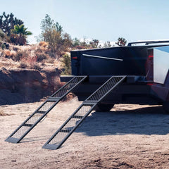 Foldable Heavy-Duty Steel Loading Ramp for Tesla Cybertruck - Evooor