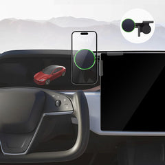 Model S/X MagSafe Solar Phone Holder For Tesla(2021-2023) - Evooor