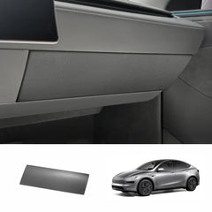 Premium Carbon Fiber Glove Box Cover for Tesla Model Y - Enhance Your Juniper 2025+ Interior - Evooor