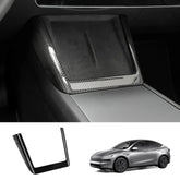 Tesla Model Y Juniper 2025+ Genuine Carbon Fiber Wireless Charging Pad Cover - Evooor