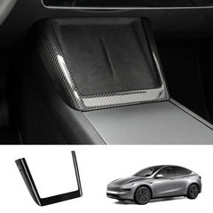 Tesla Model Y Juniper 2025+ Genuine Carbon Fiber Wireless Charging Pad Cover - Evooor
