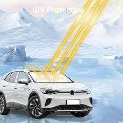 Foil Front Window Windshield Sunshade Folding For VW ID.4 2021-2025 - Evooor