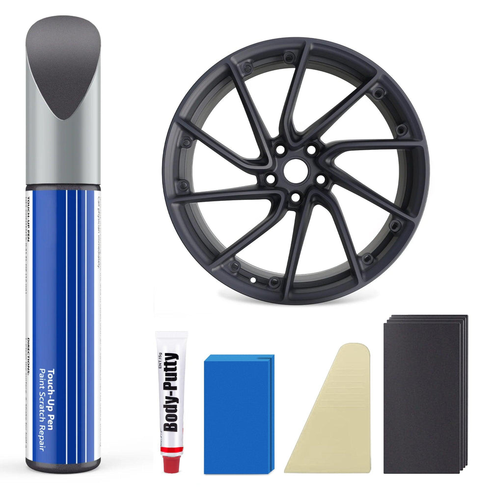 Wheel Rim Touch Up Paint Kit for Tesla Model 3/Y/S/X - DIY Curb Rash Repair with Color-Matched Paint - Evooor