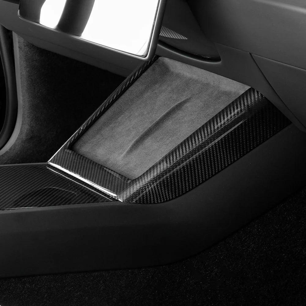 Tesla Model 3 Central Control Charging Frame Cover - Lightweight Carbon Fiber Upgrade - Evooor