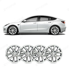 Model 3 18'' Aero Wheels Cover Hubcaps Replacement 4PCS for Tesla (2017-2023) - Evooor